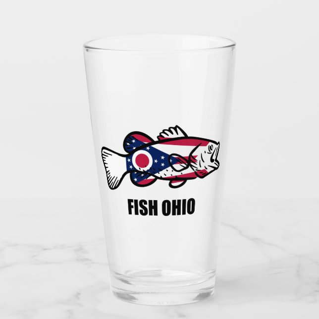 Fish Ohio Glass (Front)