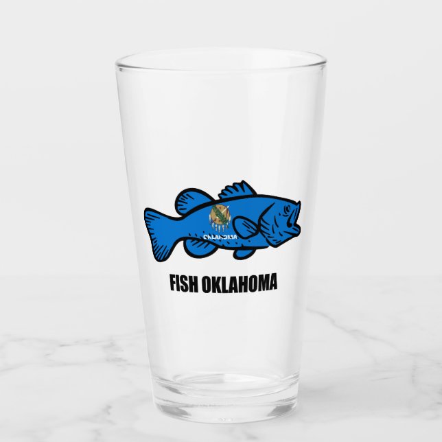 Fish Oklahoma Glass (Front)