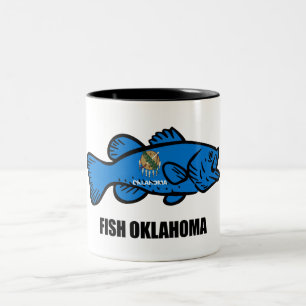 Fish Oklahoma Two-Tone Coffee Mug