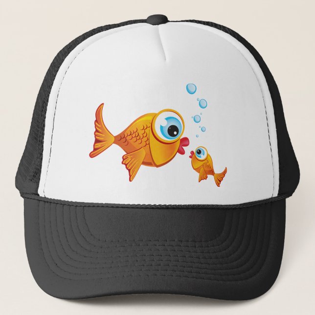 FISH - Olive & Pickle :: Trucker Hat (Front)