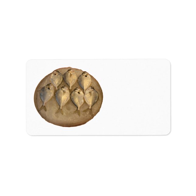 Fish on ice label (Front)