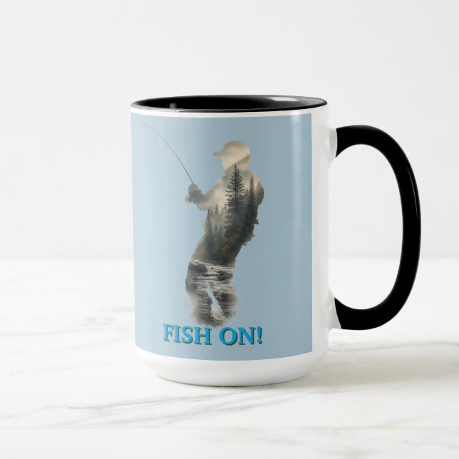 "Fish On!" Mug (Right)