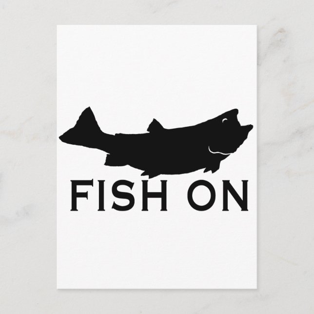 Fish On Postcard (Front)