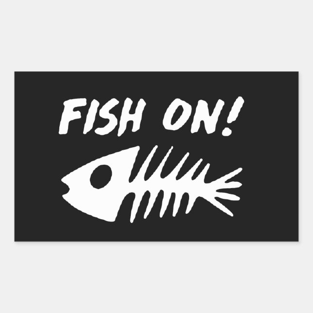 fish on! stickers (Front)