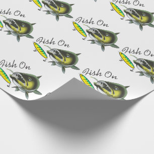 Fish On Wrapping Paper