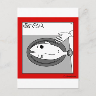 Fish or Girl Postcard