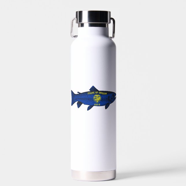 Fish Oregon Trout Water Bottle (Front)