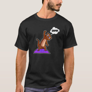 Fish Otter Yoga Poses Sport Gymnastics Ohm Heartbe T-Shirt