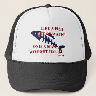 FISH OUT OF WATER TRUCKER HAT