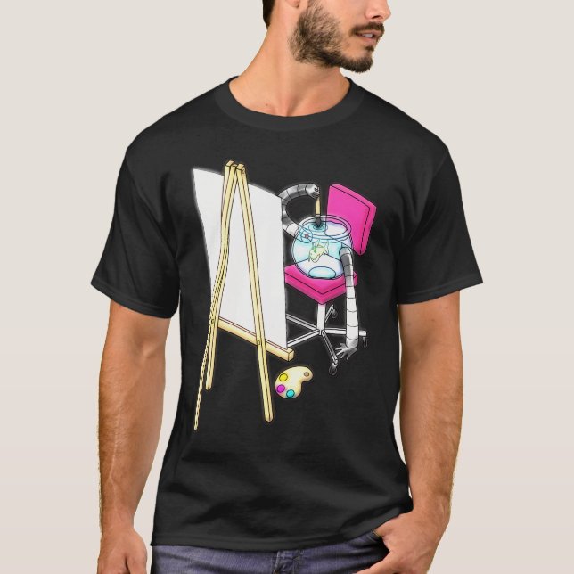 Fish Painter T-Shirt (Front)