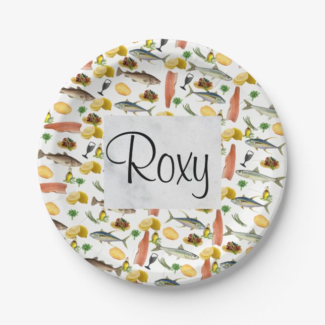 Fish Paper Plates (Front)