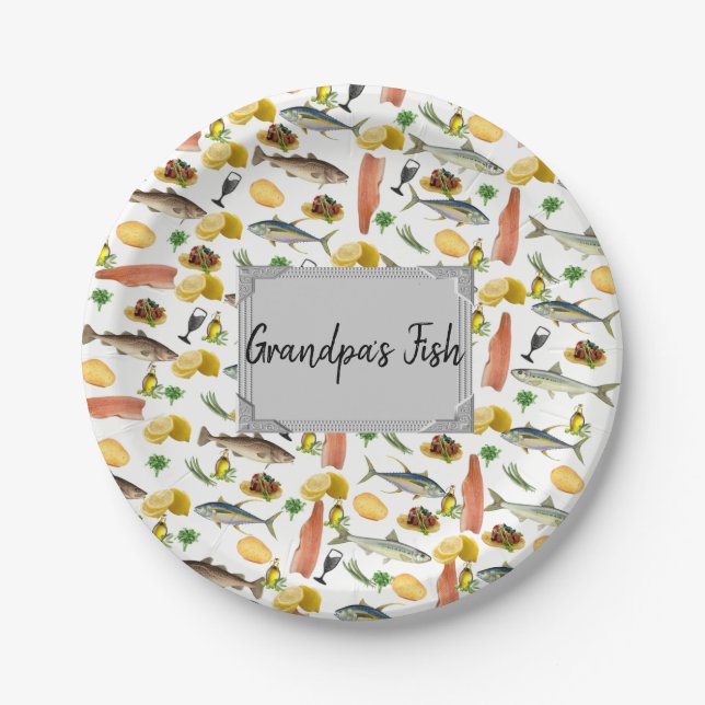 Fish Paper Plates (Front)