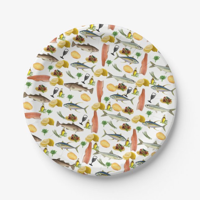 Fish Paper Plates (Front)