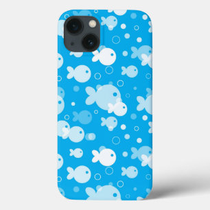 fish pattern iPhone 13 case