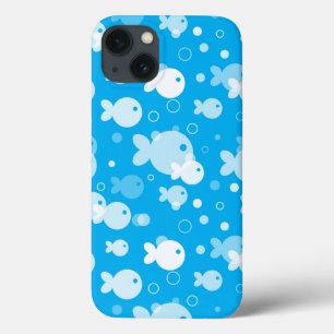 fish pattern iPhone 13 case