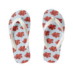 Fish Pattern Clownfish Flip Flops
