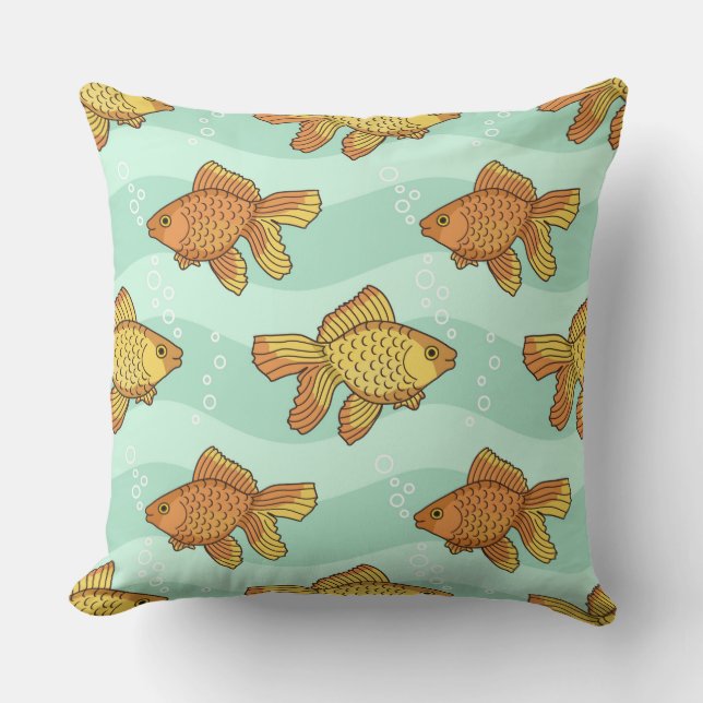 Fish-pattern Cushion (Front)