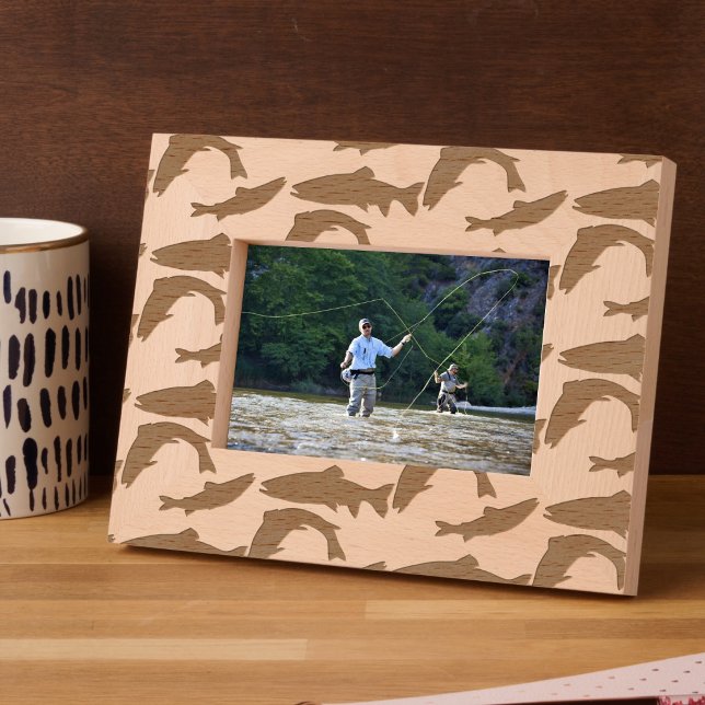 Fish Pattern Fishing Trip Etched Frames (Creator Uploaded)