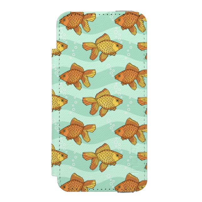 Fish-pattern Incipio iPhone Wallet Case (Folio Front)