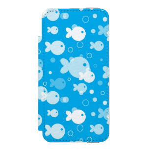 fish pattern incipio watson™ iPhone 5 wallet case