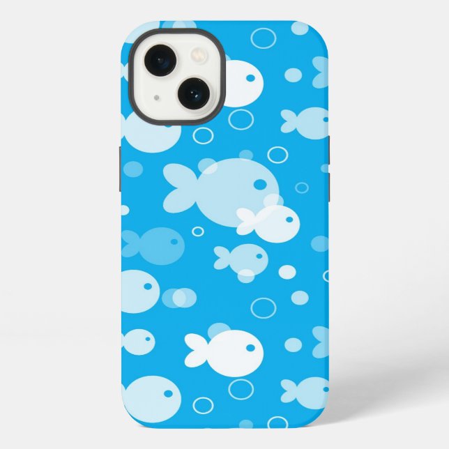 fish pattern iPhone case (Back)