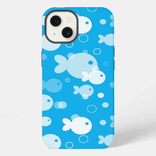 fish pattern iPhone case (Back)