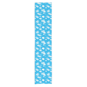 fish pattern short table runner