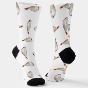 Fish pattern socks