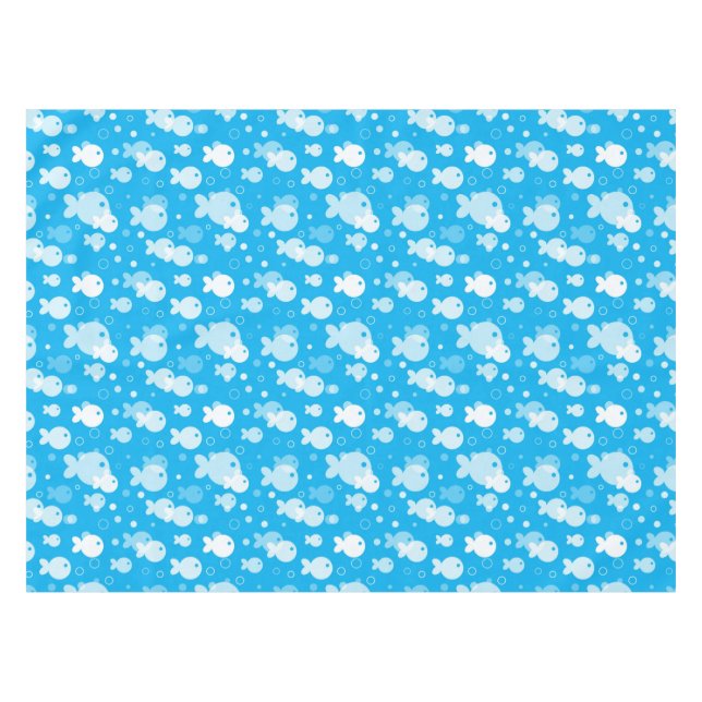 fish pattern tablecloth (Front (Horizontal))