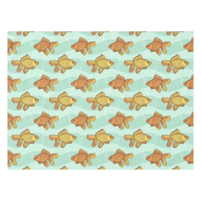 Fish-pattern Tablecloth (Front (Horizontal))