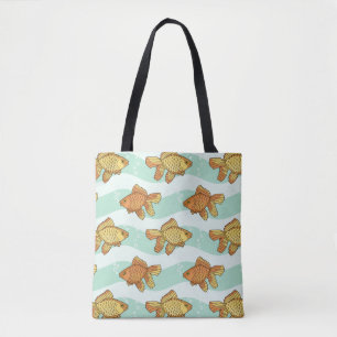 Fish-pattern Tote Bag