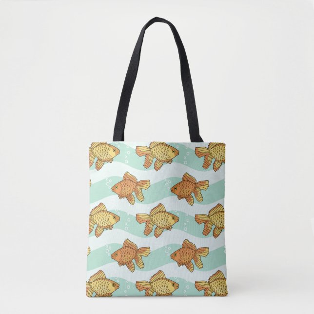 Fish-pattern Tote Bag (Front)