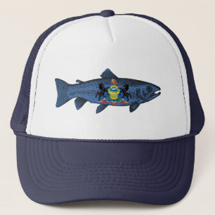 Fish Pennsylvania Trout Trucker Hat