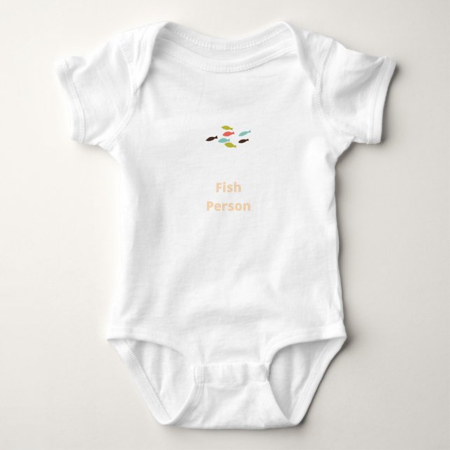 Fish Person - Fish Baby Bodysuit (Front)
