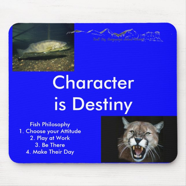 Fish Philosophy... Mouse Mat (Front)