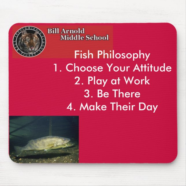 _, Fish Philosophy Mouse Mat (Front)