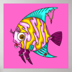 Fish Piercings Poster