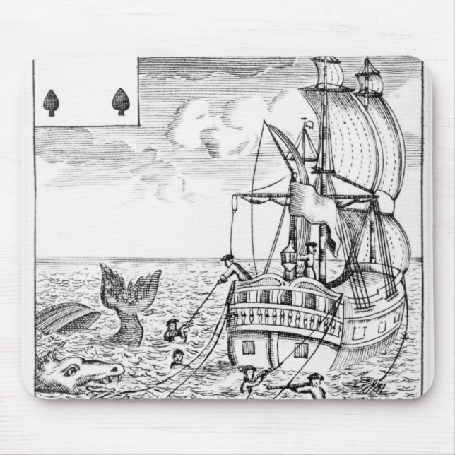 Fish Pool playing card Mouse Mat (Front)