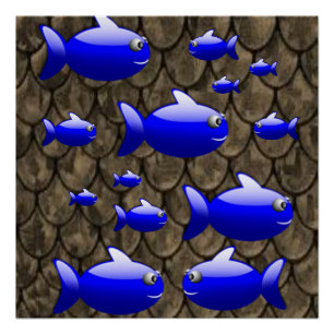 Fish Poster Beach House Posters