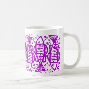 Fish - Purple Coffee Mug
