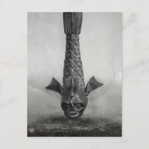 Fish Rain Spout in Savannah, Ga. Postcard