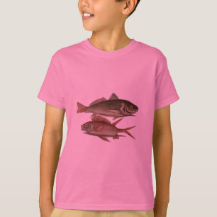 Fish Red Perch Fisherman Art T-Shirt