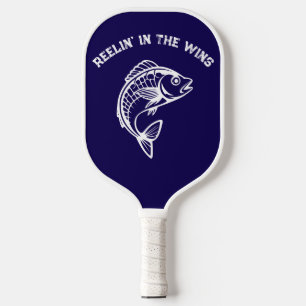 Fish-Reelin' in the Wins Pickleball Paddle