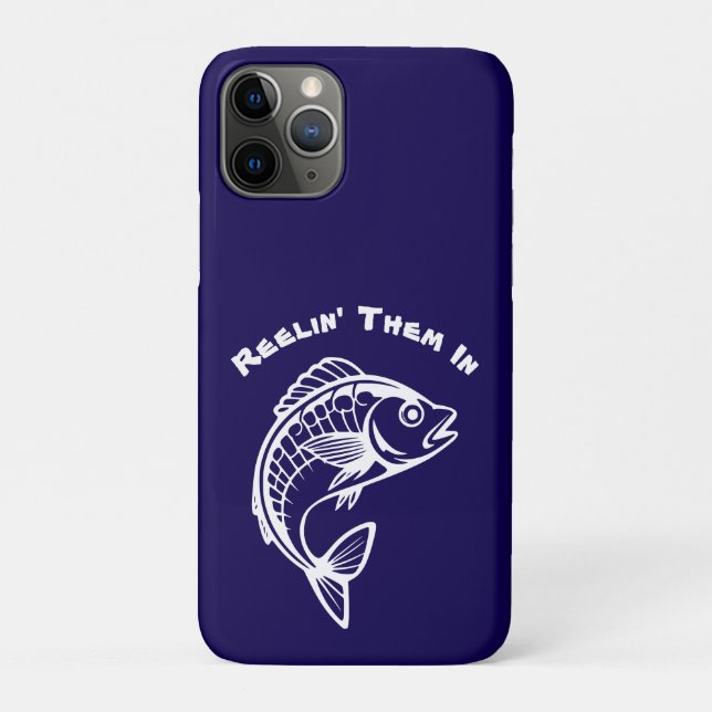 Fish-Reelin Them In Case-Mate iPhone Case (Back)