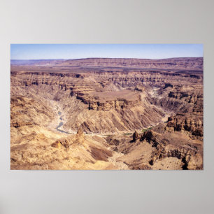 Fish River Canyon in South Namibia, Africa Poster