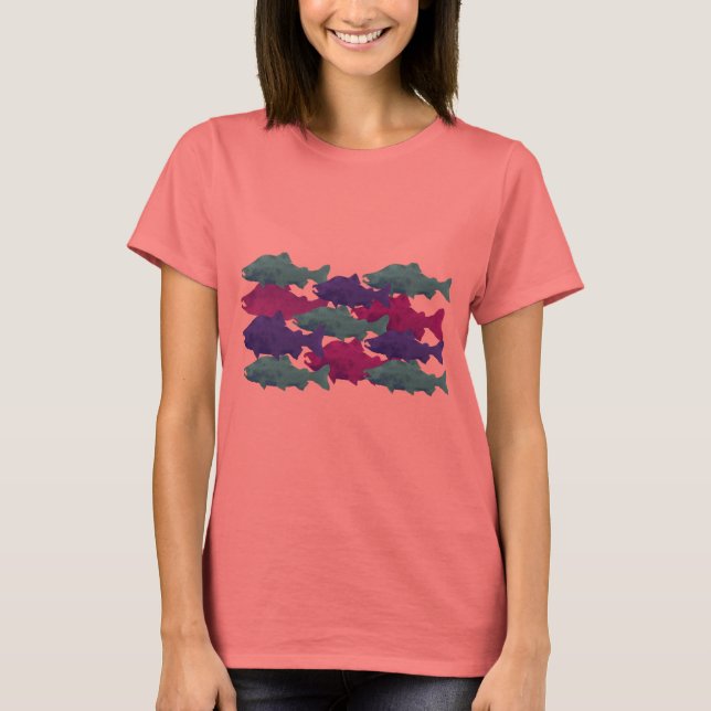 Fish Salmon T-Shirt (Front)