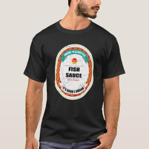 Fish Sauce Japanese Sushi Condiment Halloween Cos T-Shirt