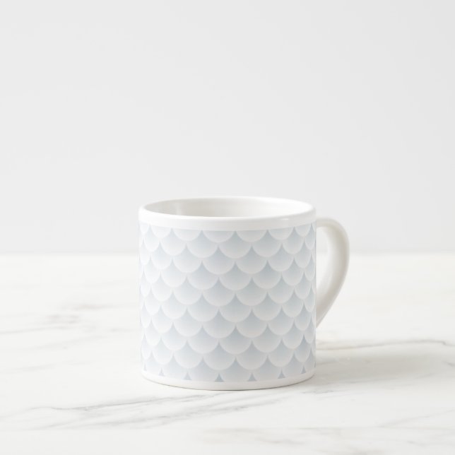 fish scale abstract vector background espresso cup (Front Right)