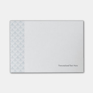 fish scale abstract vector background post-it notes