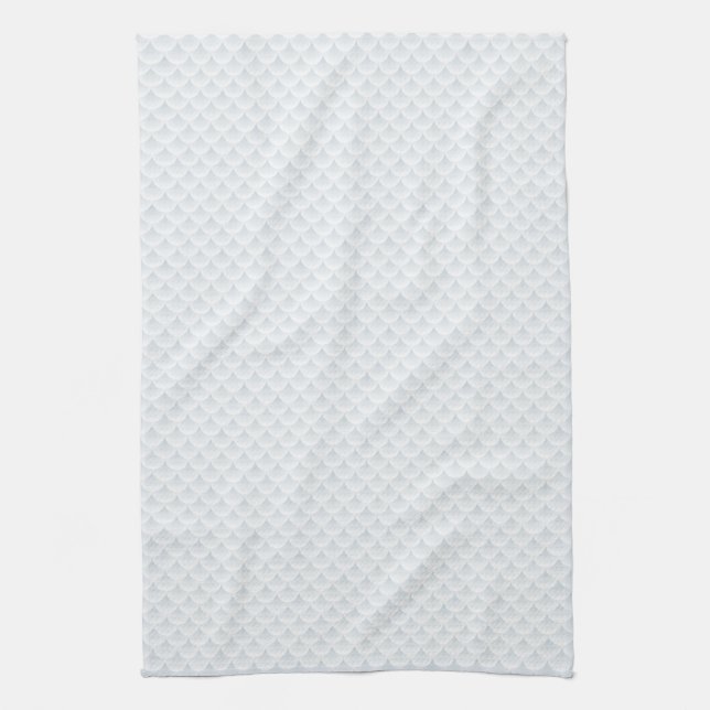 fish scale abstract vector background tea towel (Vertical)